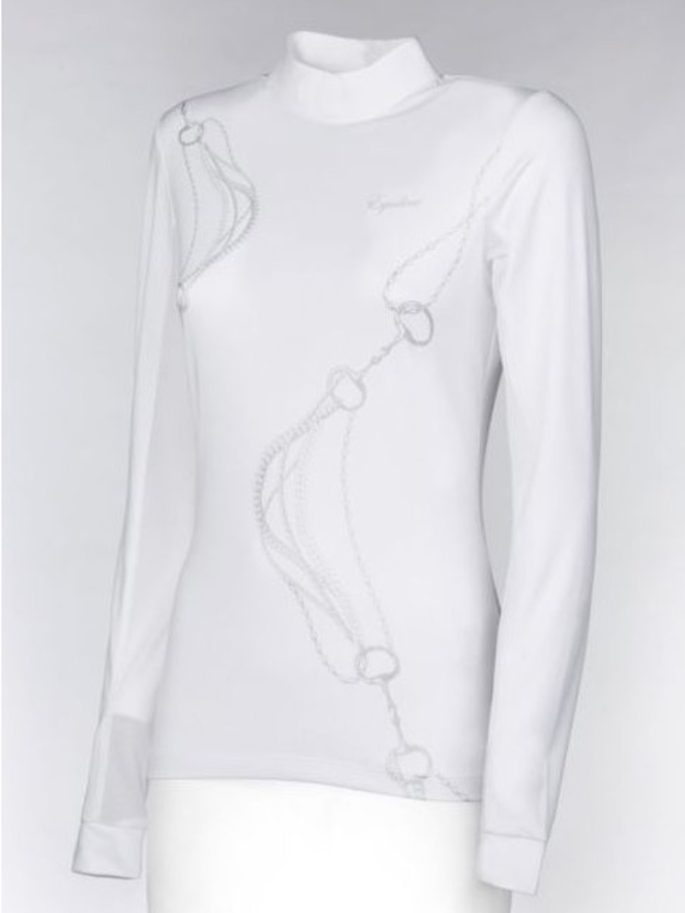 Equiline Nadia Ladies Long Sleeve Competition Show Shirt White M